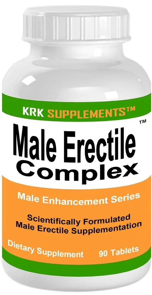 1 Bottle Male Erectile Complex Enhancement Dysfunction 90 ...