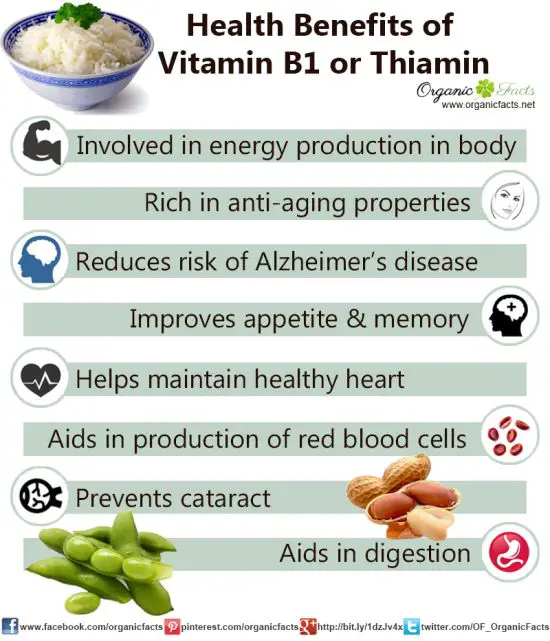 11 Impressive Benefits of Vitamin B1 or Thiamine
