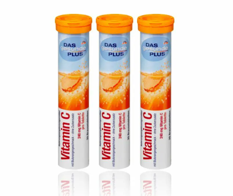 3x Vitamin C effervescent 60 tablets Healthy Immune System ...