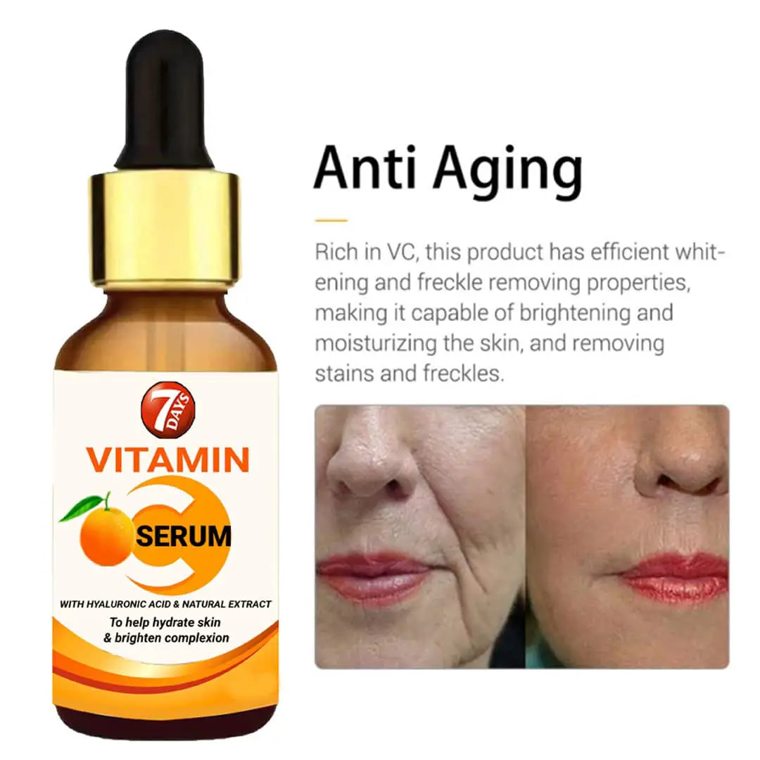 7Days Vitamin C Face Serum For Skin Brightening, Skin Toning, Daily ...