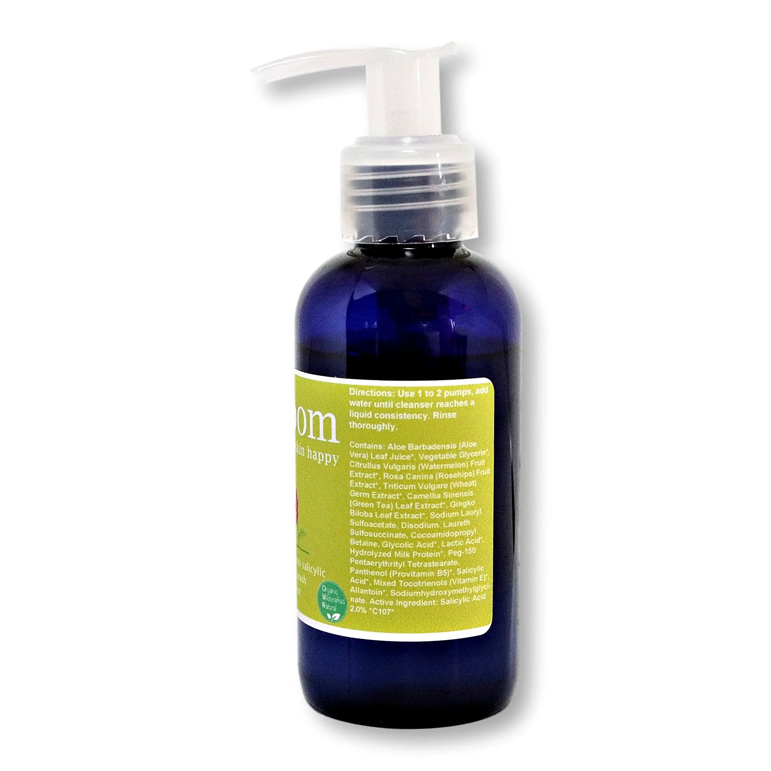 acne face wash all natural organic brightening and
