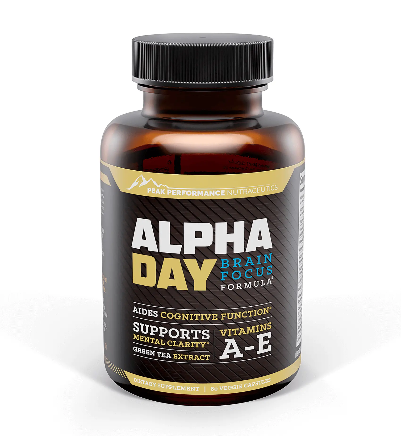 Alpha Day Nootropic Brain Supplement Vitamins. Focus and Energy Pills ...