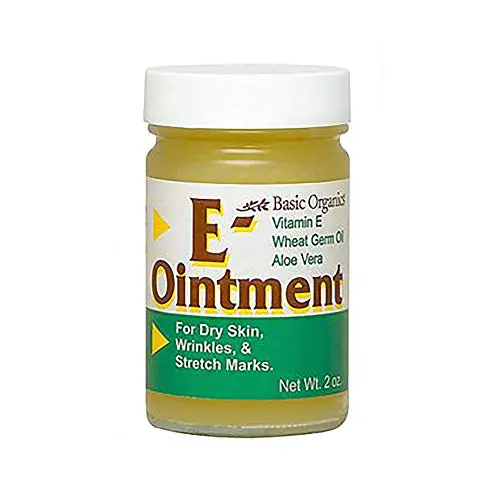 Basic Organics Vitamin E Natural Ointment 2 Oz, vitamin e is good for skin