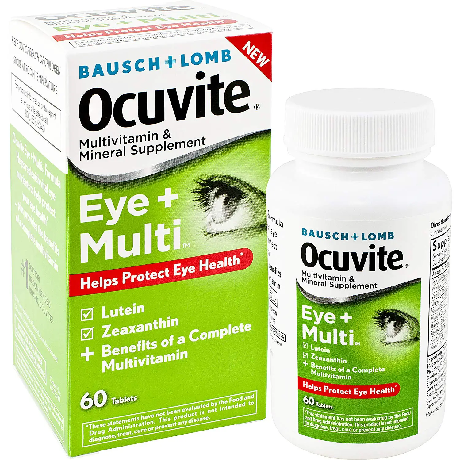 Bausch + Lomb Ocuvite Eye and Multi Multivitamin and ...