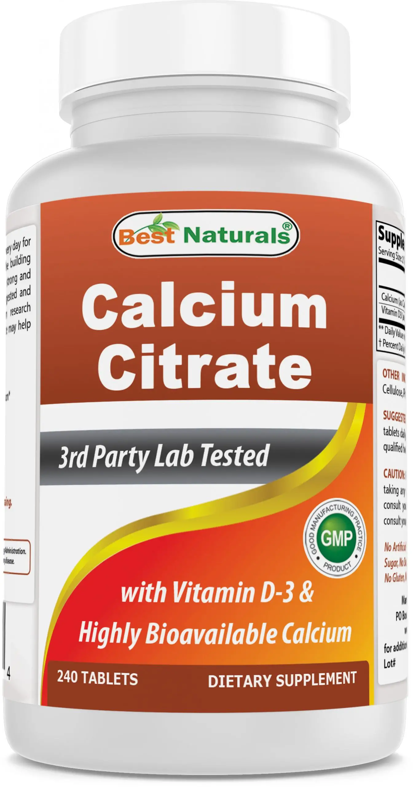 Best Naturals Calcium Citrate with Vitamin D