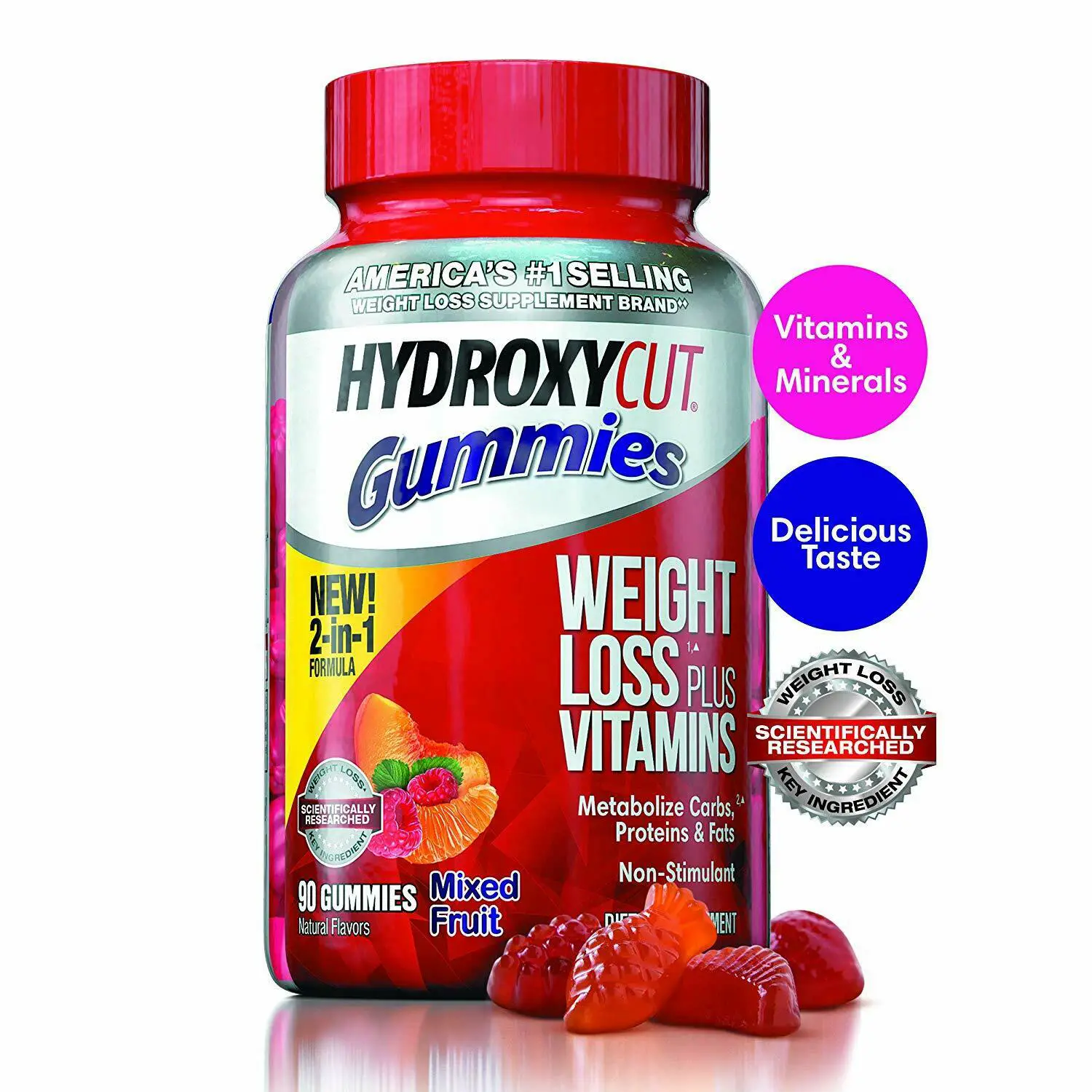 Best Nutrition Gummies w Delicious Mixed Fruit Flavor for Lose Weight ...