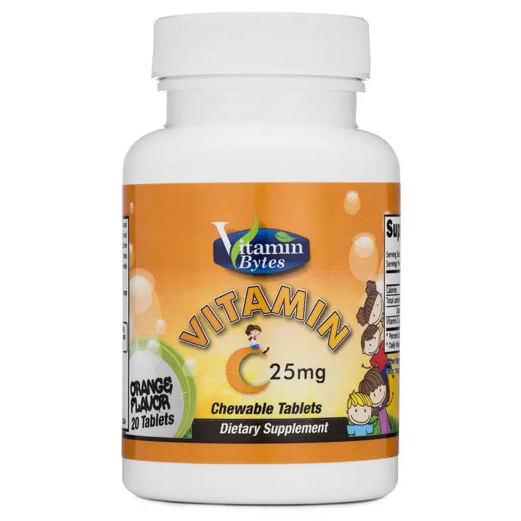 Best vitamin c chewable tablets for kids ages 2 / 25mg ...