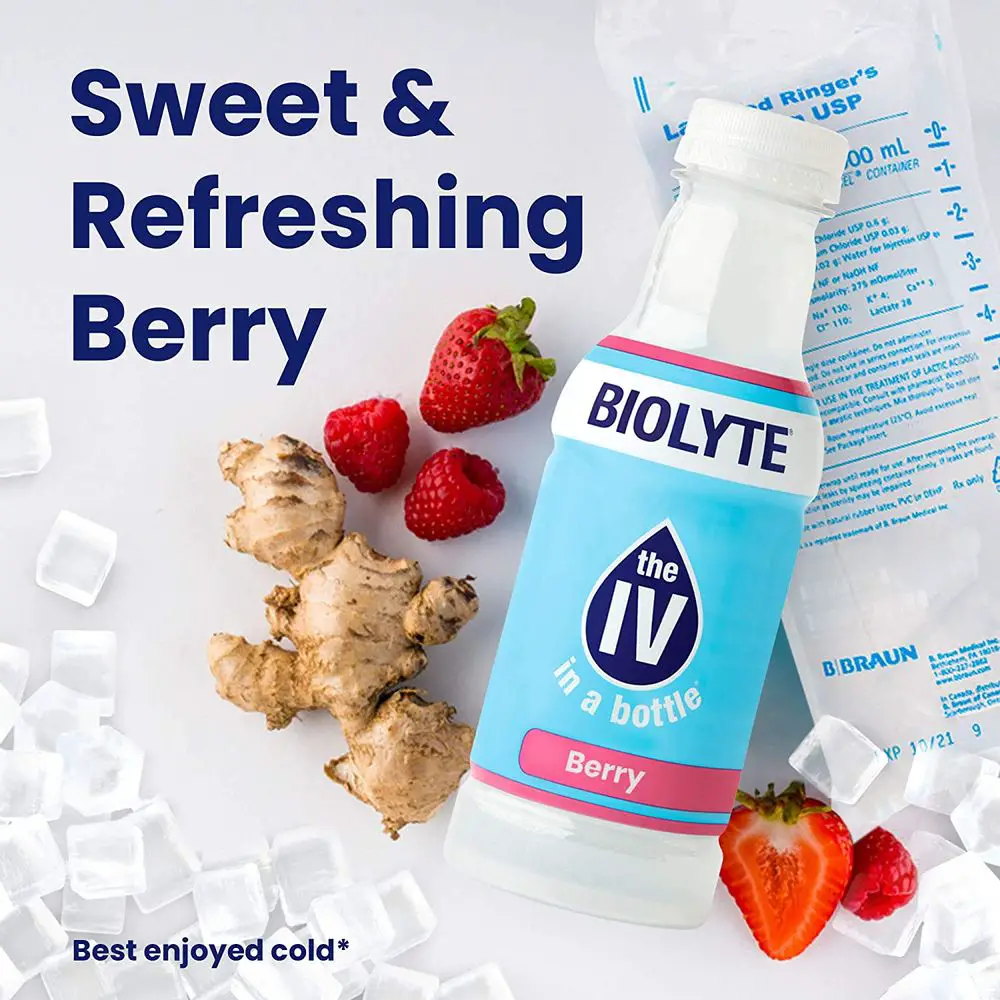 BIOLYTE Electrolyte Drink, Berry 12 pack