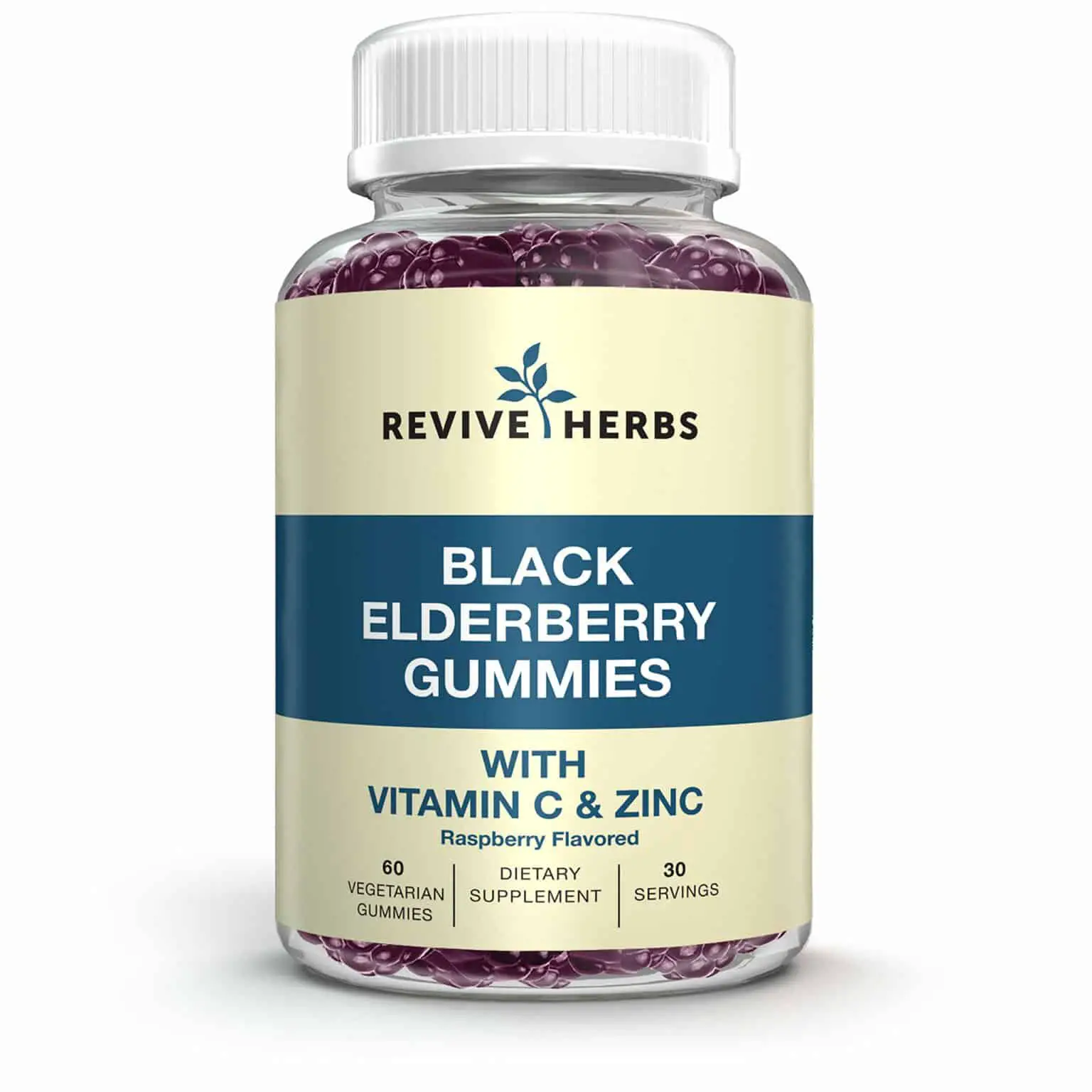 Black Elderberry Gummies with Vitamin C and Zinc  Sambucus Nigra ...