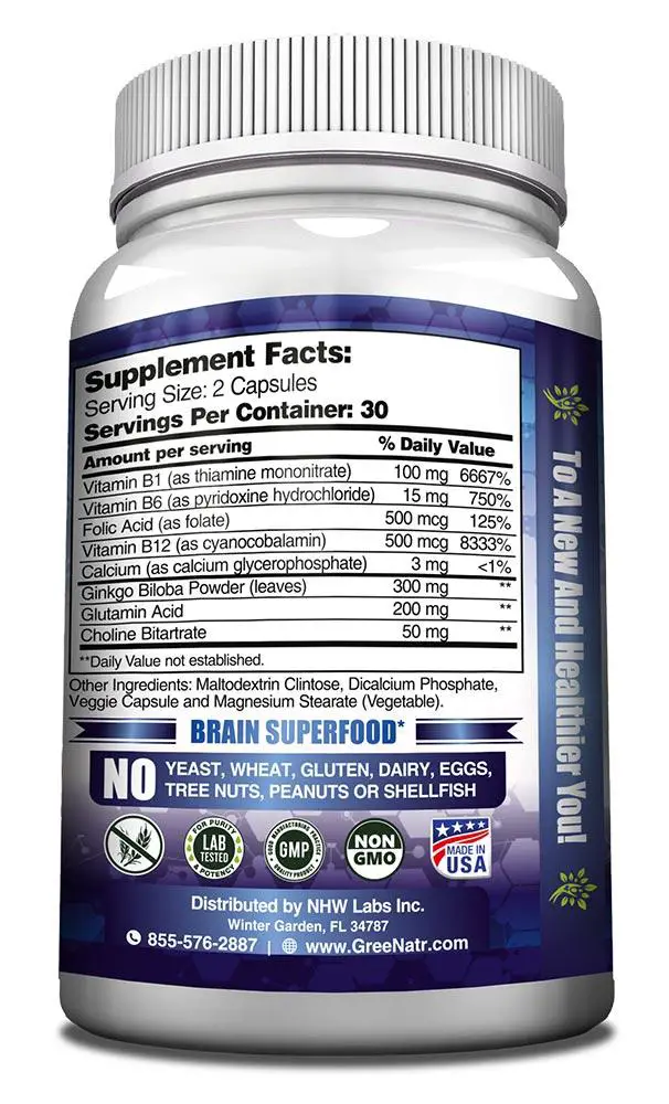 Brain Supplement to Enhance Memory, Energy, Focus and ...