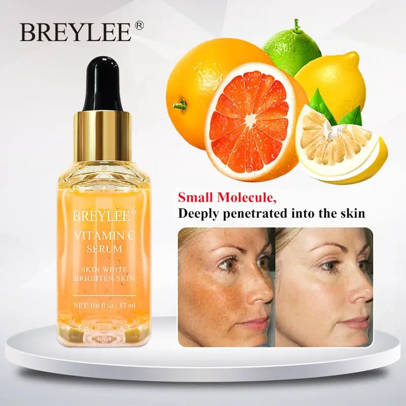 BREYLEE Vitamin c whitening serum brighten skin face skin care fade ...