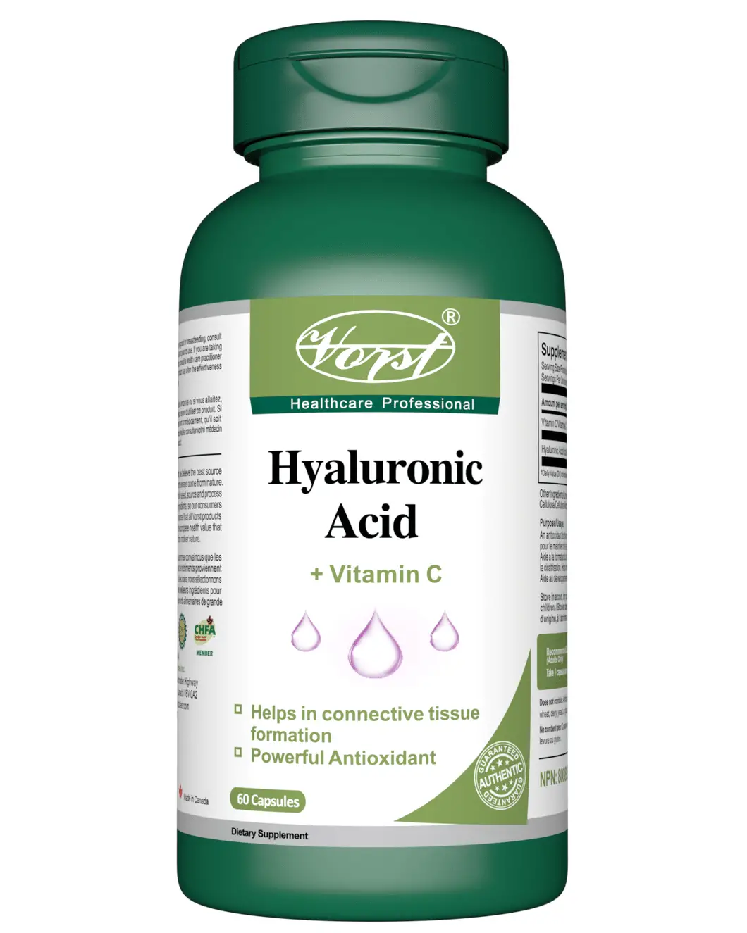 Buy Hyaluronic Acid Oral Supplements for Skin Online Supplement Canada ...