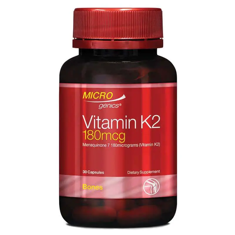 Buy Microgenics Vitamin K2 180mcg 30 Capsules Online at Chemist WarehouseÂ®