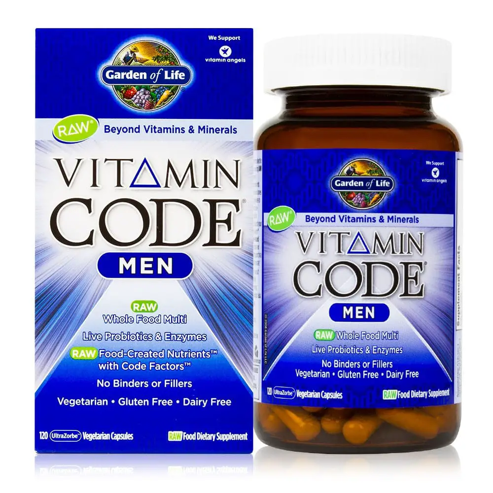 Buy Vitamin Code Men 120 Caps Garden of Life Multivitamins, UK Delivery