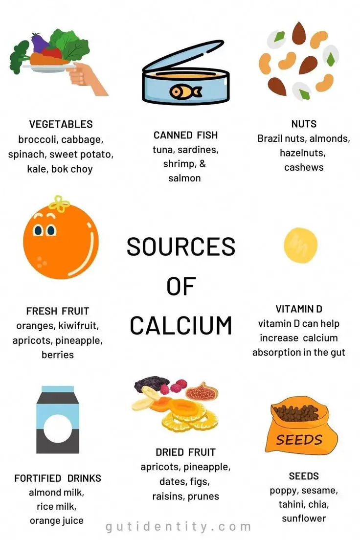 Calcium helps our cells absorb Vitamin C. Vitamin C helps ...