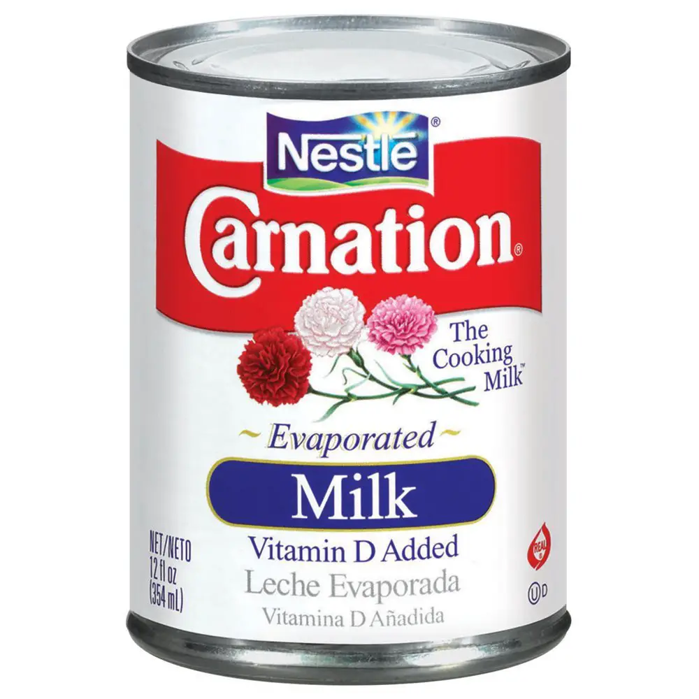 CARNATION Vitamin D Added Evaporated Milk 12 fl. oz. Can ...