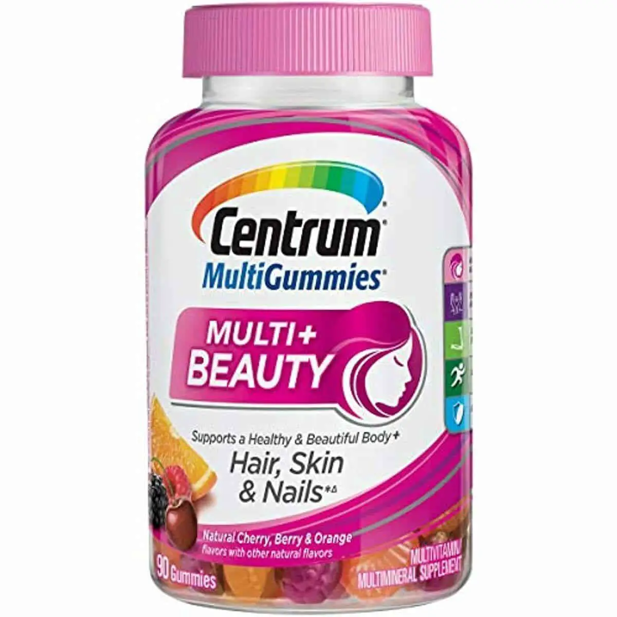 Centrum Multi + Beauty Gummy Multivitamin For Women, Hair Skin and ...