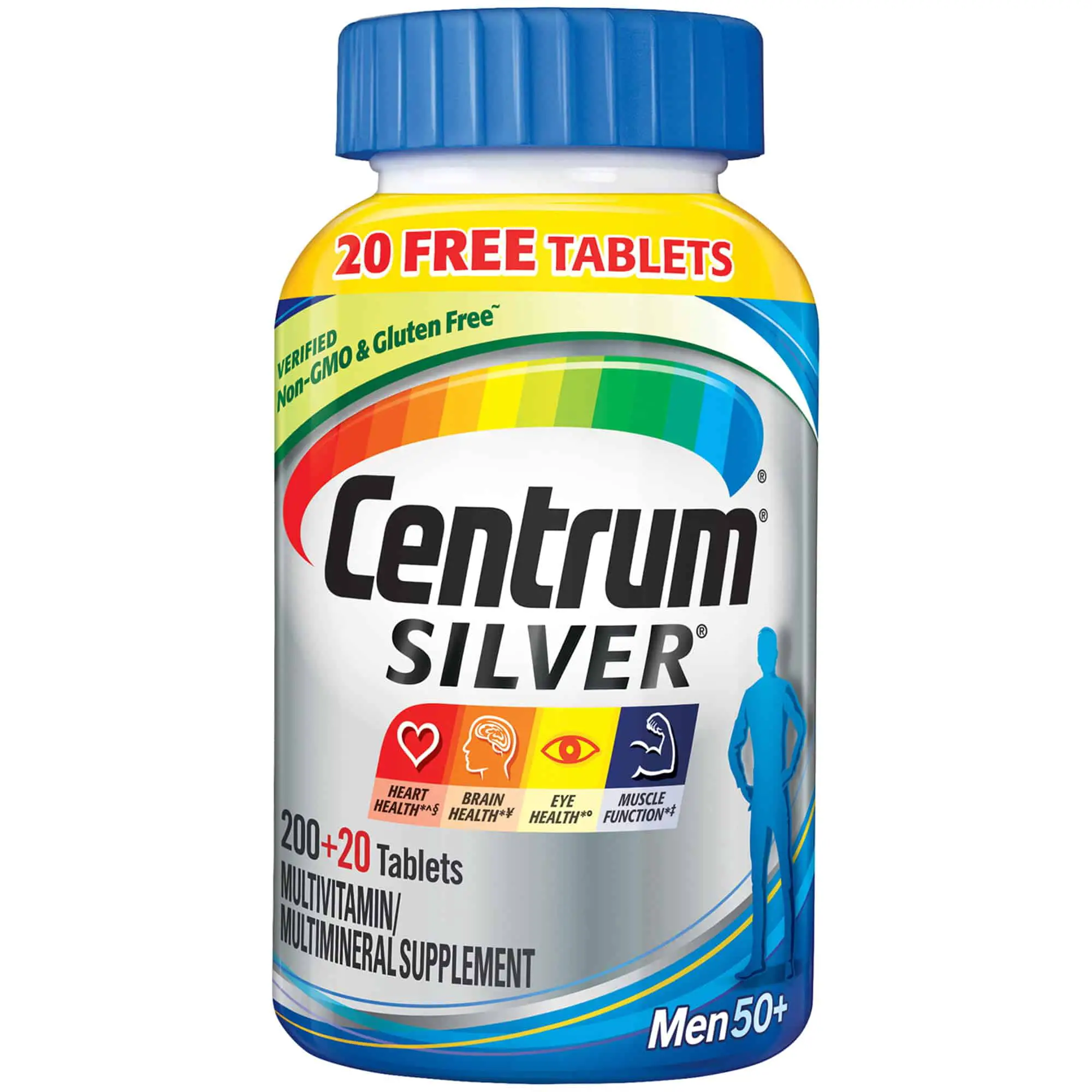 Centrum Silver Multivitamins for Men Over 50, Multimineral Supplement ...
