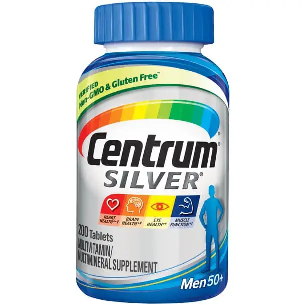 Centrum Silver Multivitamins for Men Over 50, Multivitamin/Multimineral ...