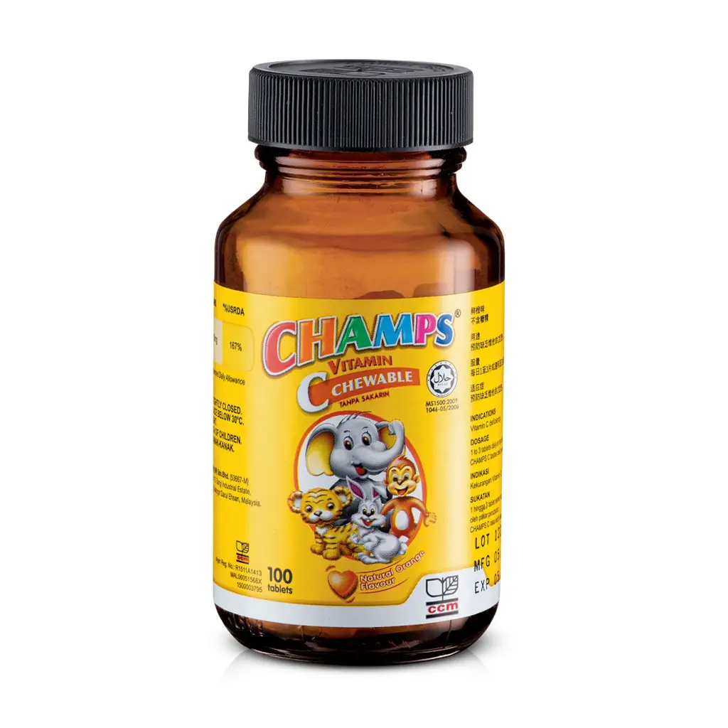 CHAMPS C Chewable Vitamin C For Kids