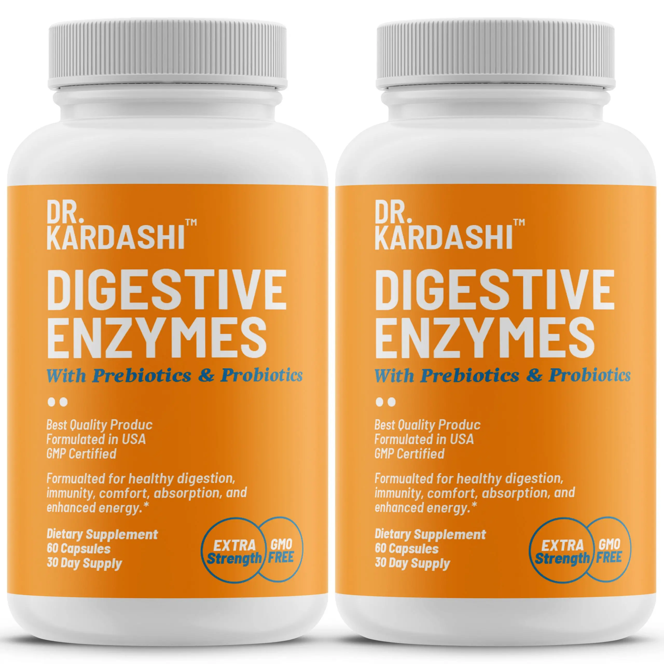 Digestive Enzymes with Prebiotics &  Probiotics Supplement