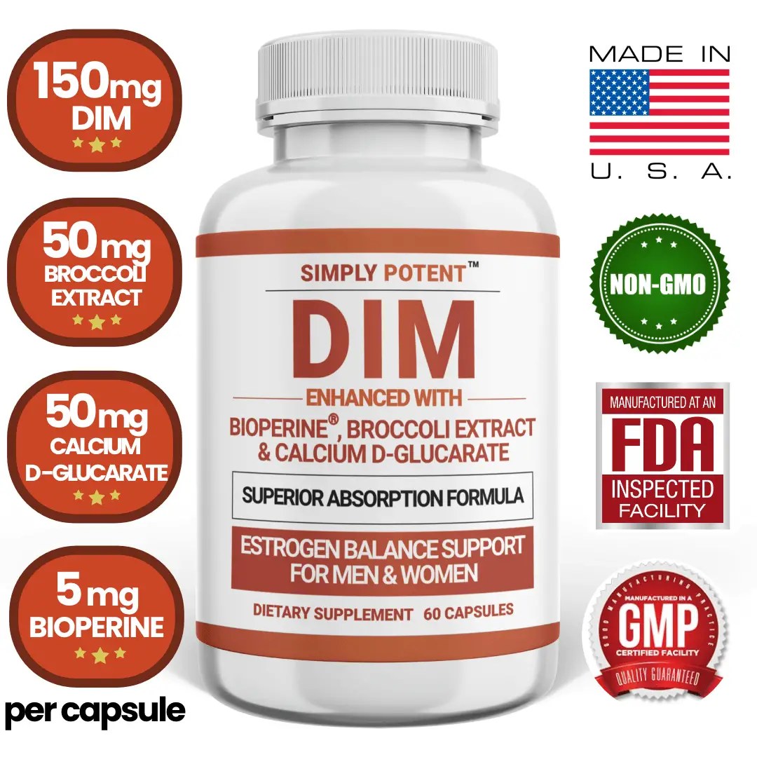 DIM Supplement for Estrogen Balance, PMS Relief &  Menopause