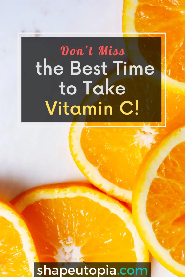 Donât Miss the Best Time to Take Vitamin C!