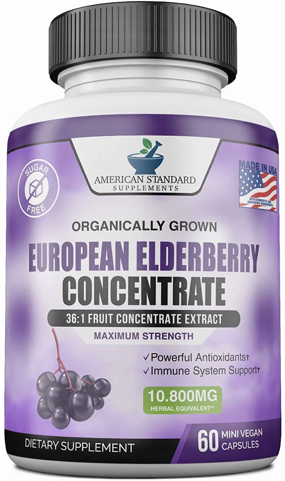 Elderberry 10800mg, Immune Support for Adults, Sambucol ...