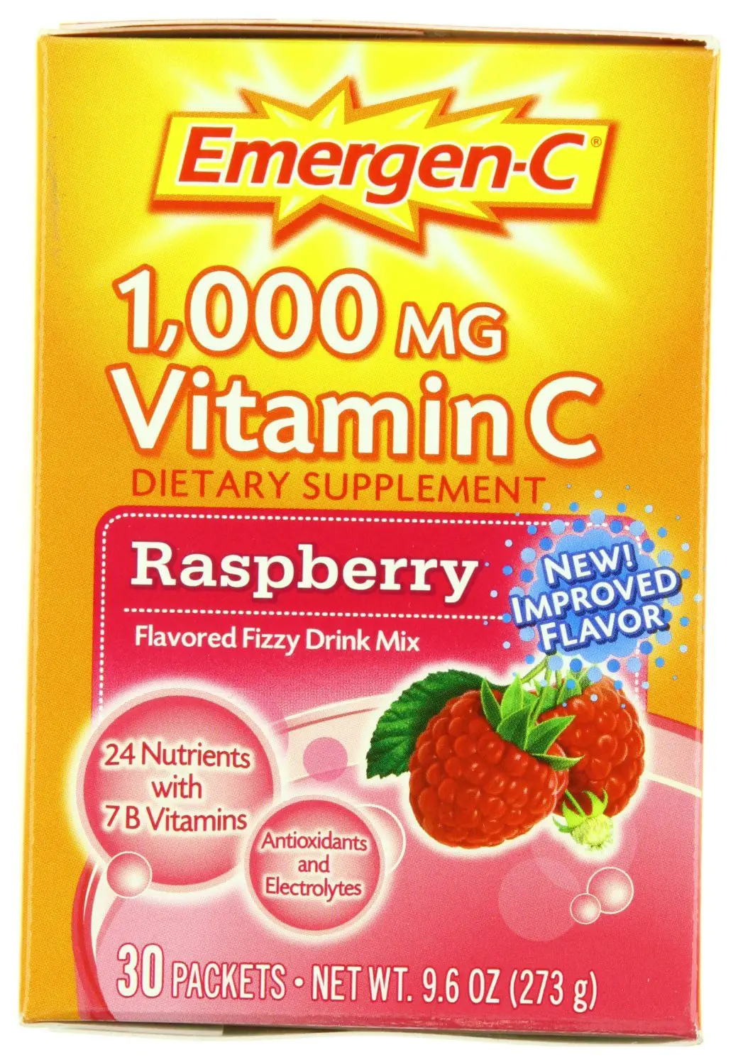 Emergen C 1000 Mg Vitamin C Flavored Fizzy Drink Mix 30 ...