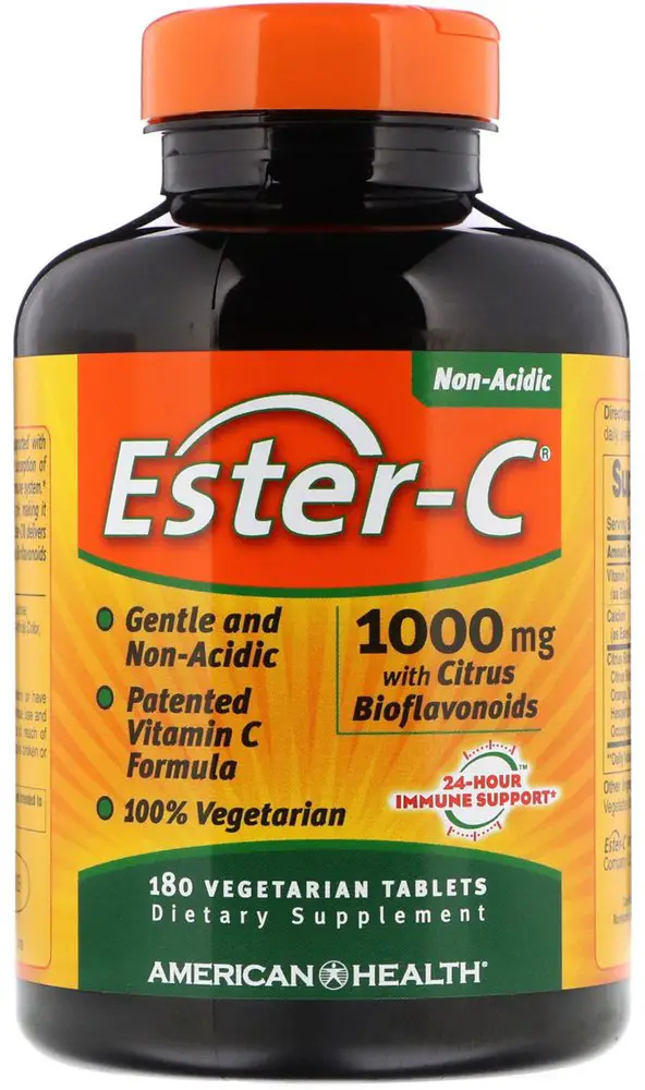 Ester C 1000 mg Capsules with Citrus Bioflavonoids ...