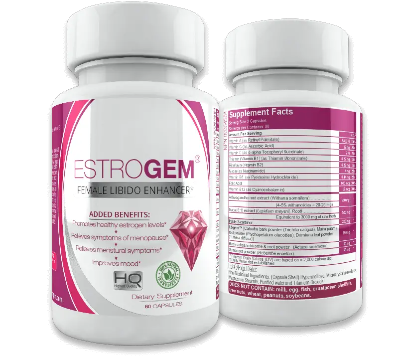 EstroGem Female Libido Enhancer All 100% Natural and with ...