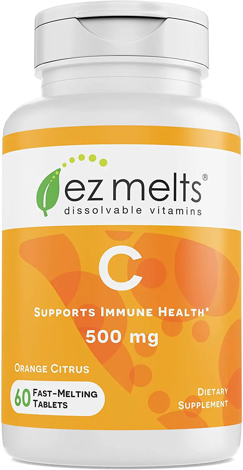 EZ Melts C for Immune Support, 500 mg, Sublingual Vitamins ...