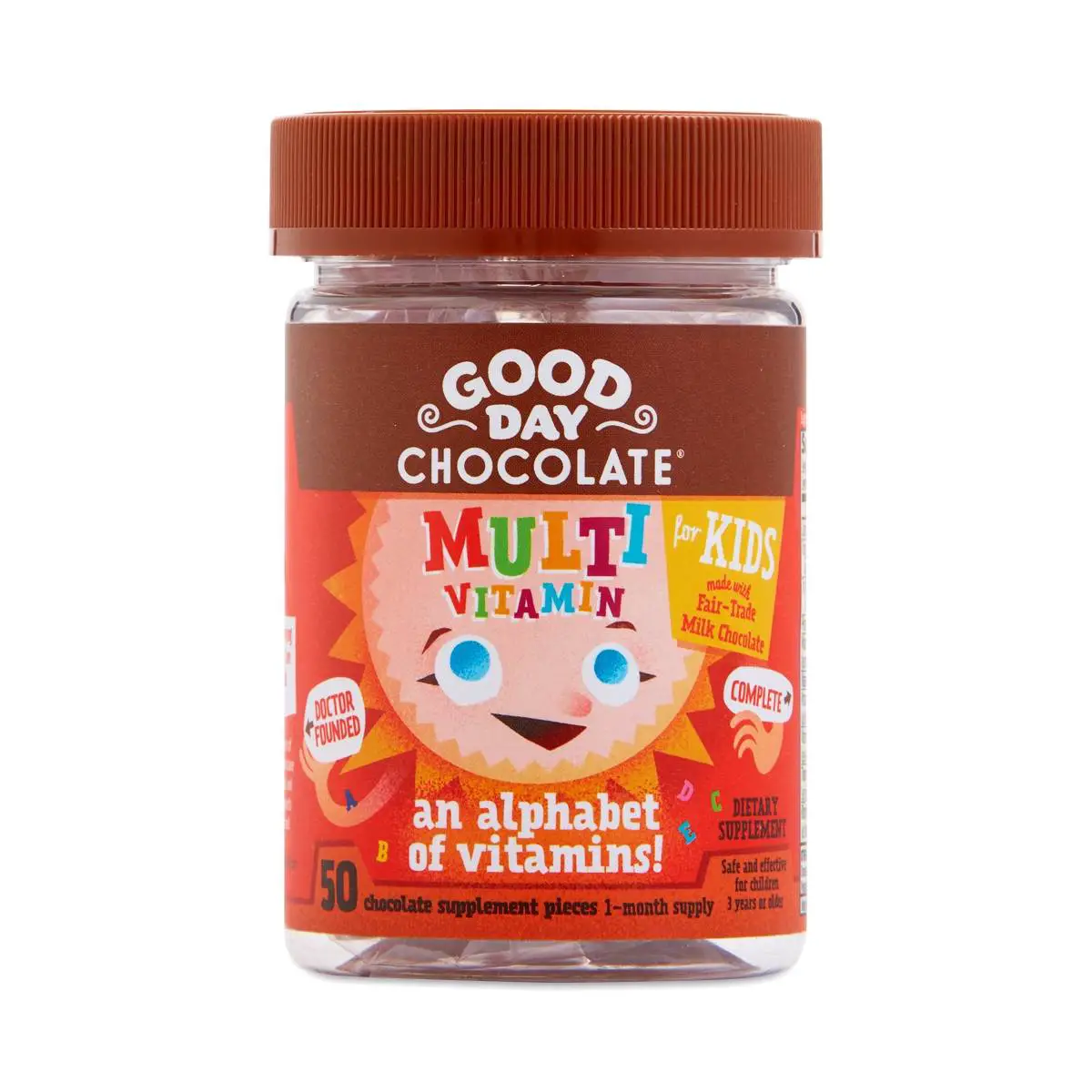 Good Day Chocolate Milk Chocolate Multivitamin Supplement for Kids ...