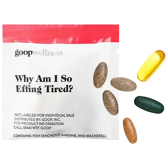 goop Why Am I So Effing Tired? Vitamins