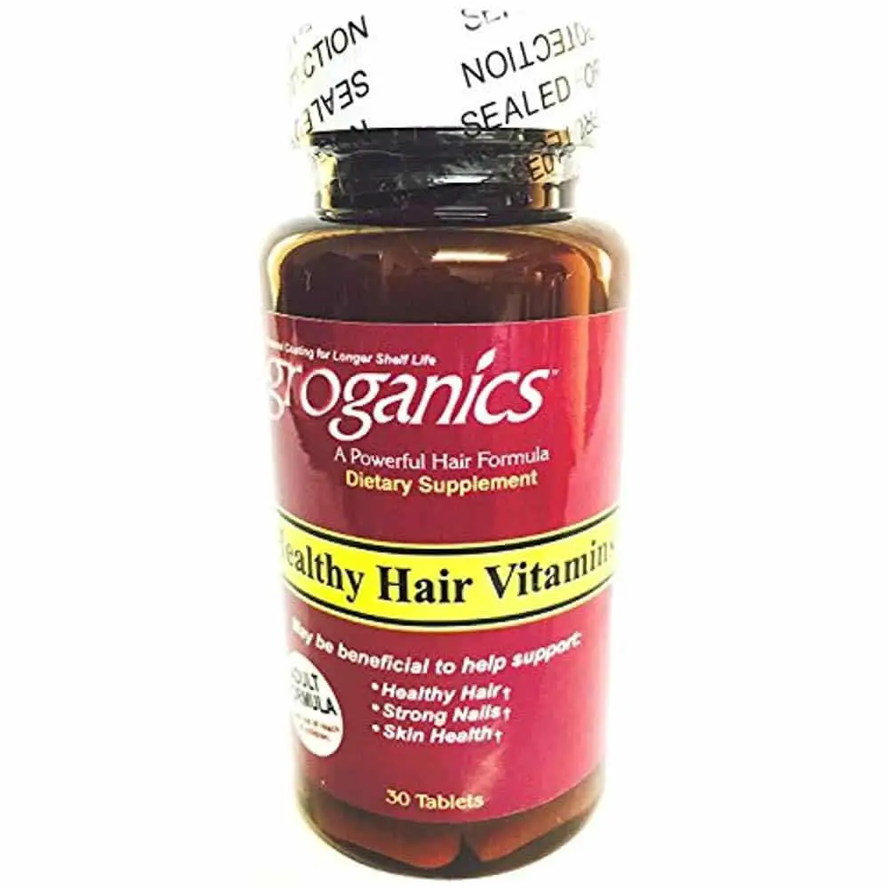 Groganics DHT Vitamins Best Hair Growth Pills Less Damaged and Breakage ...