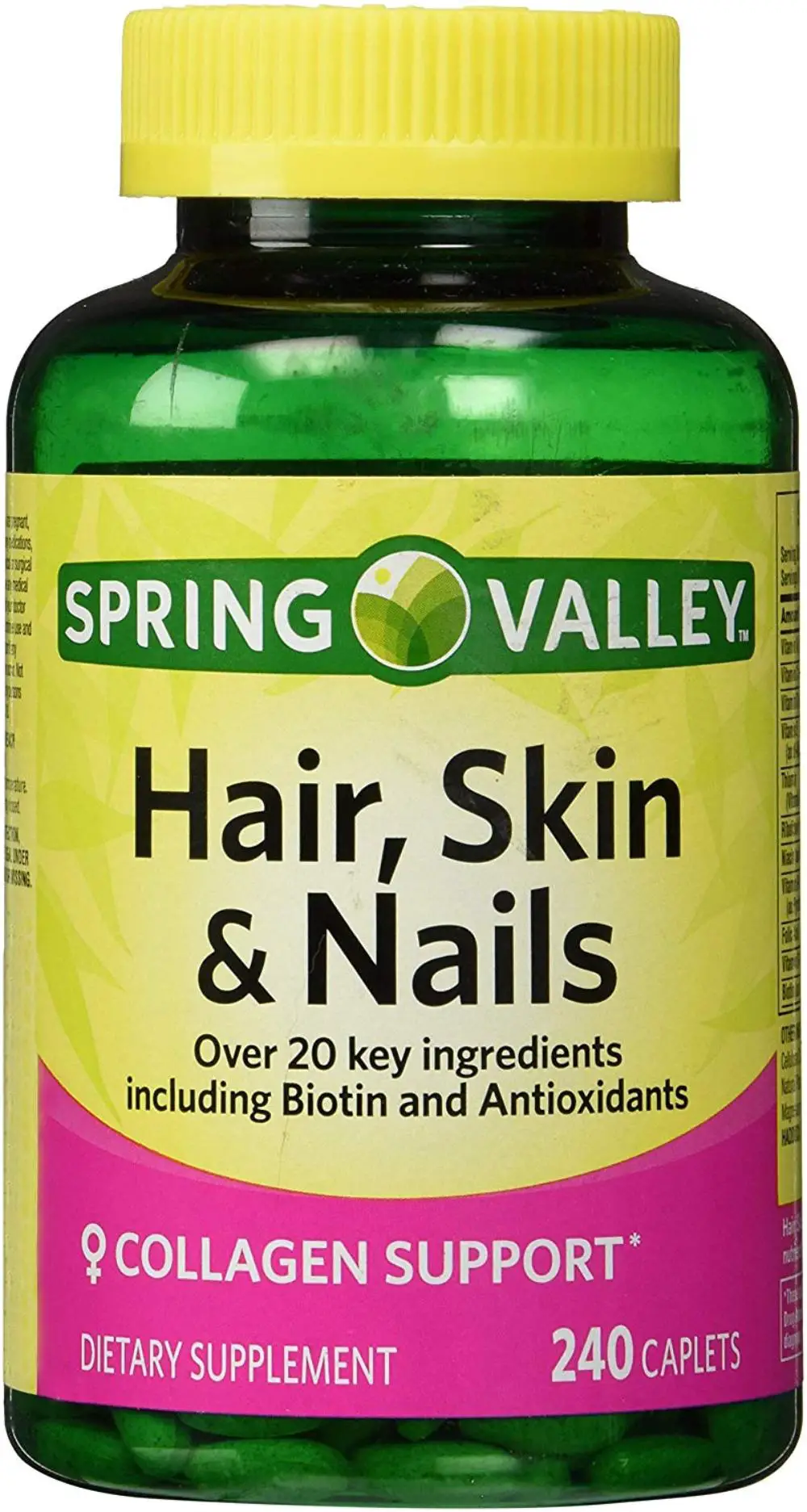 hair skin nails biotin collagen gelatin 240 caplets