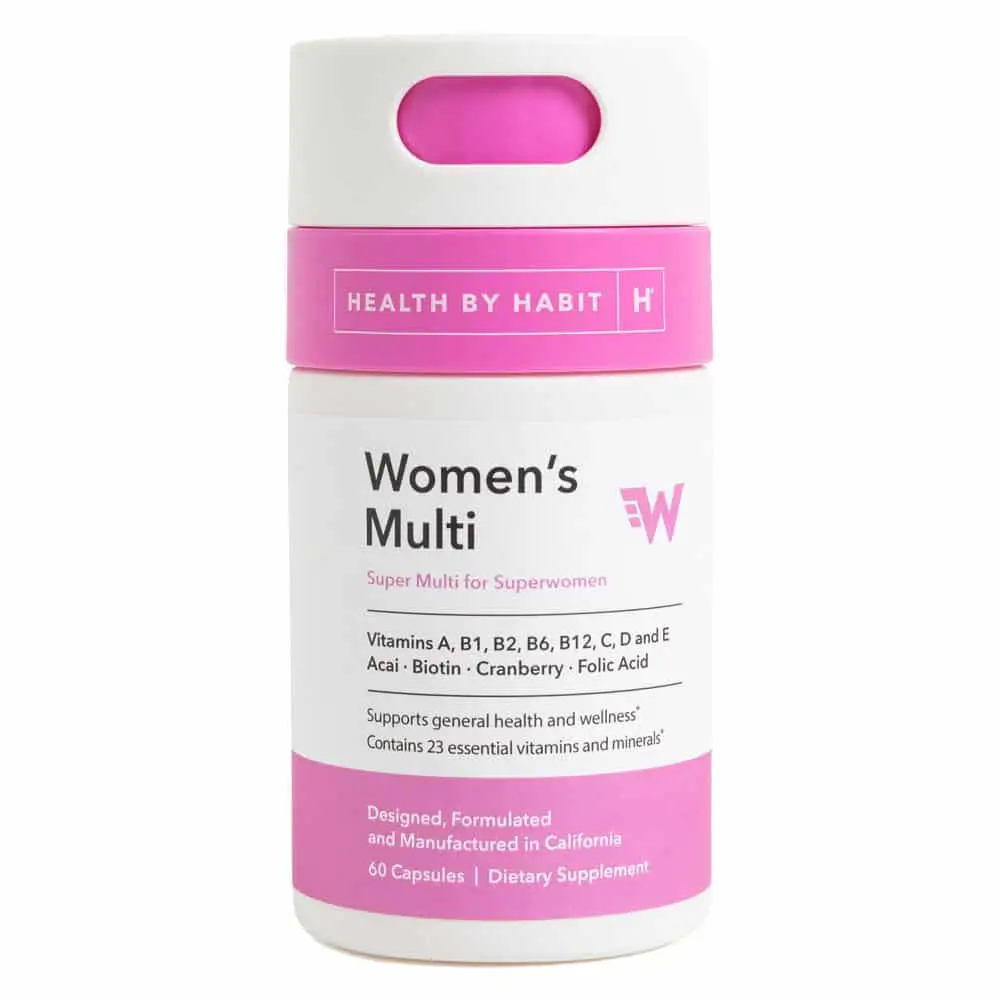 Health By Habit Multi Vitamin for Women, Vitamin Blend, Acai, Biotin ...