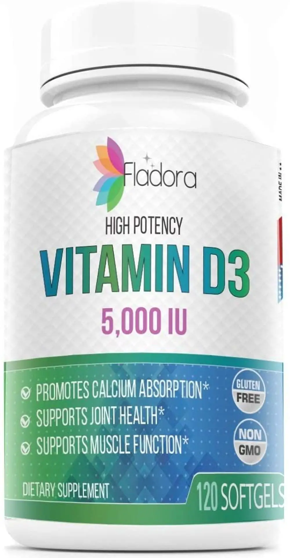 High Potency Vitamin D3 5000 IU One A Day Vitamin ...