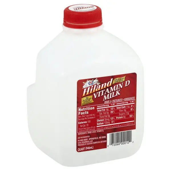 Hiland Vitamin D Milk, 1 Quart