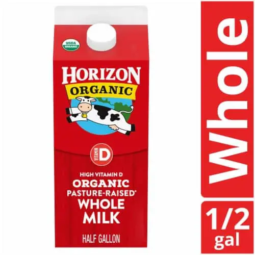 Horizon Organic Vitamin D Whole Milk, 1/2 gal