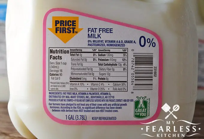 How Much Fat Is In Milk?
