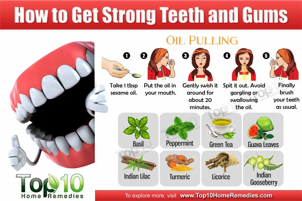 How to Get Strong Teeth and Gums