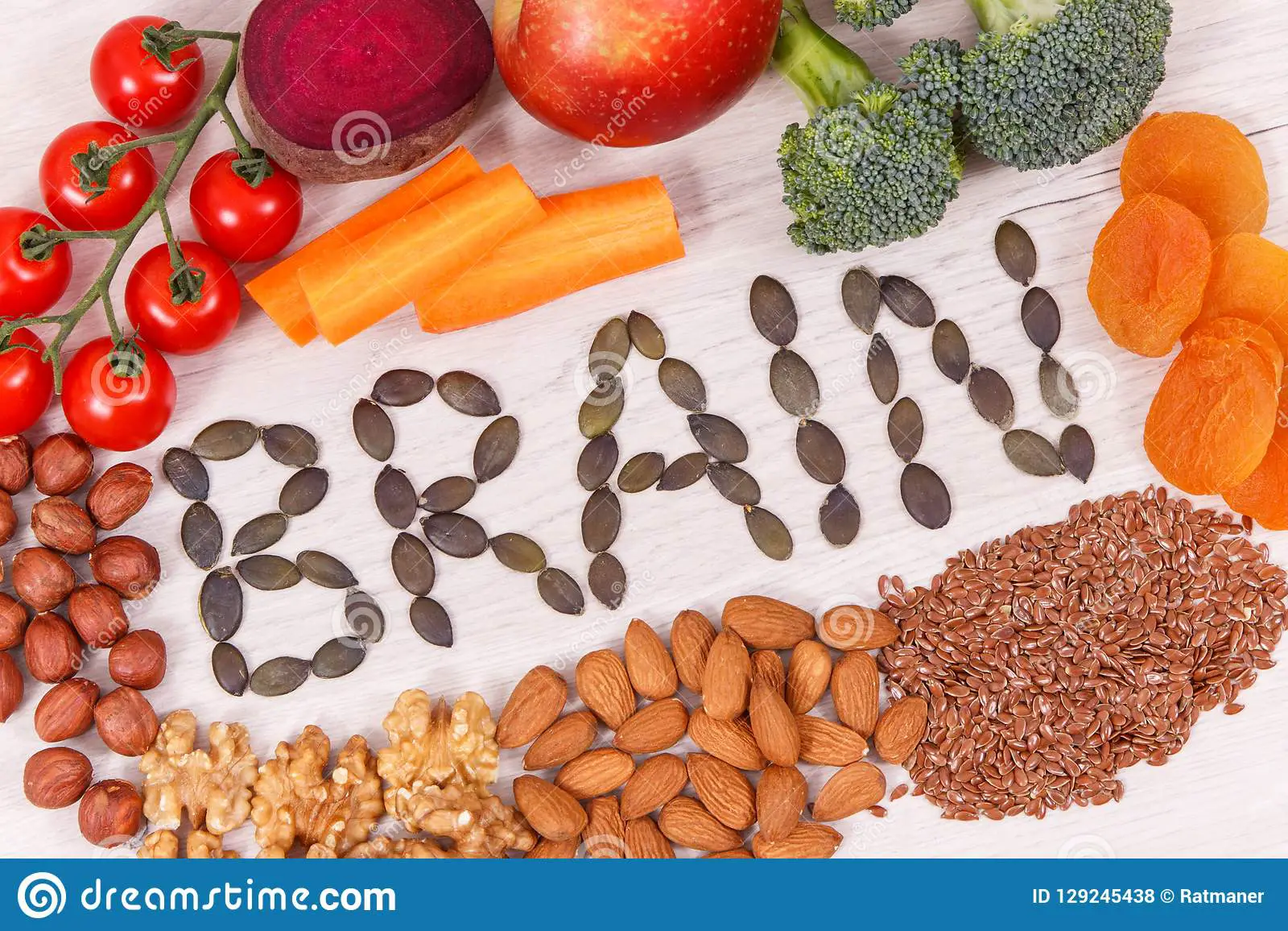 Inscription Brain And Healthy Food For Power And Good Memory ...