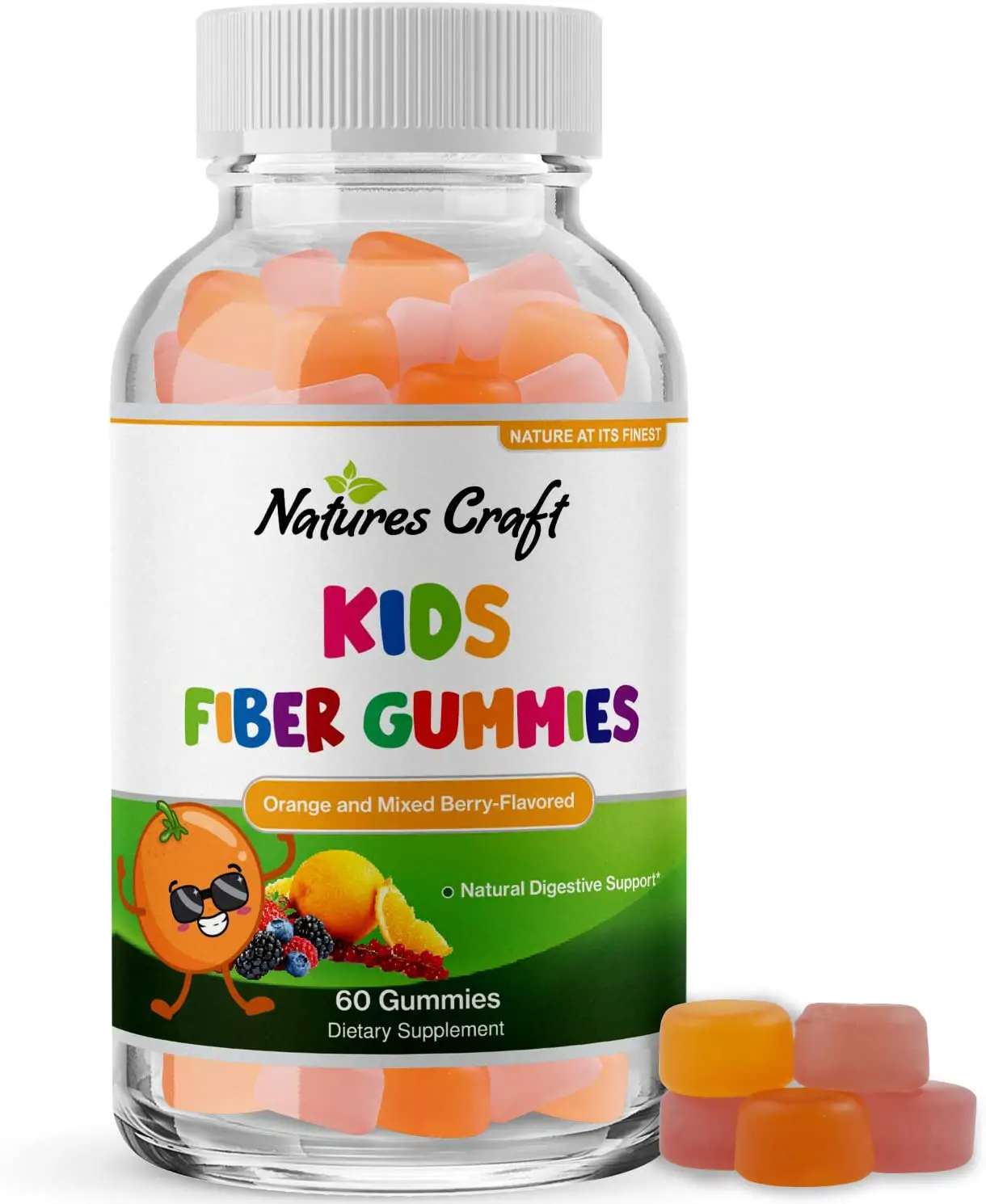 Kids Fiber Gummy Prebiotics Supplement
