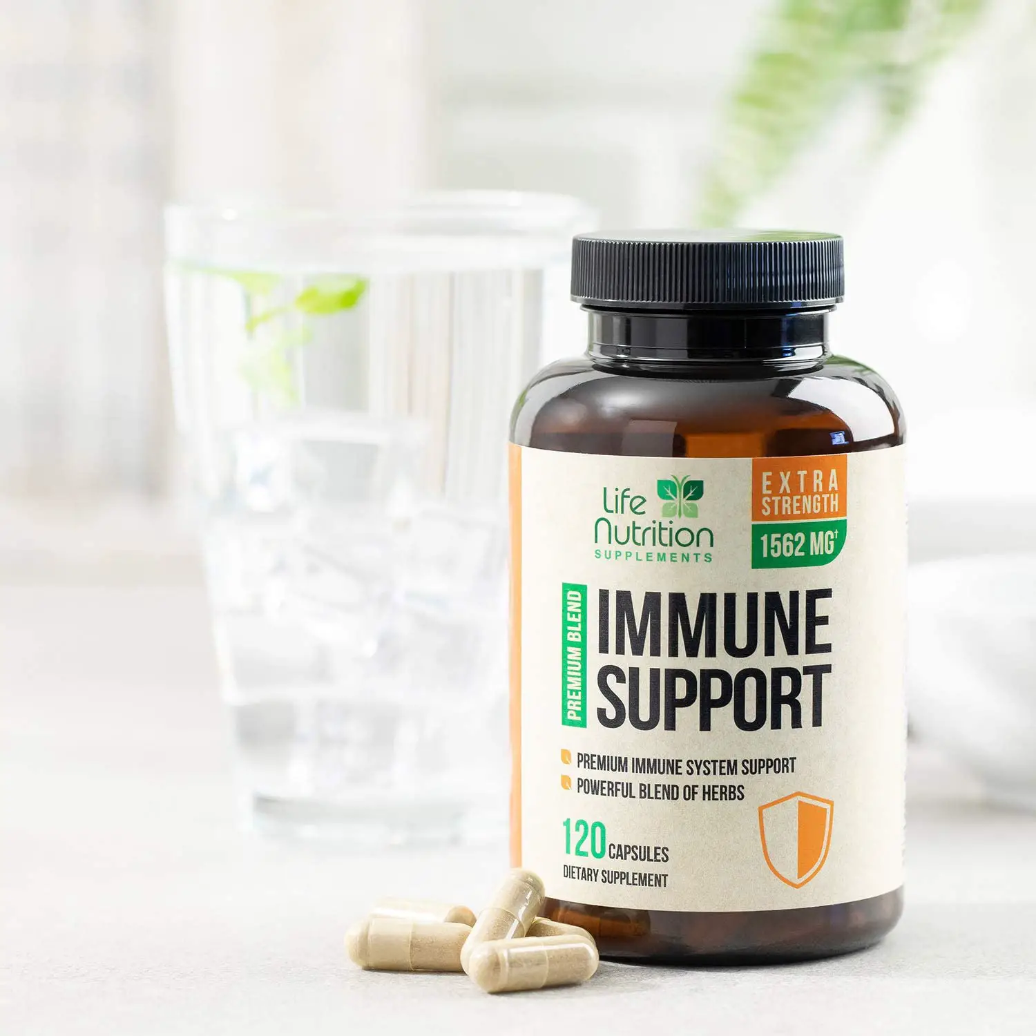 Life Nutrition Immune System Support Vitamins 1560mg ...
