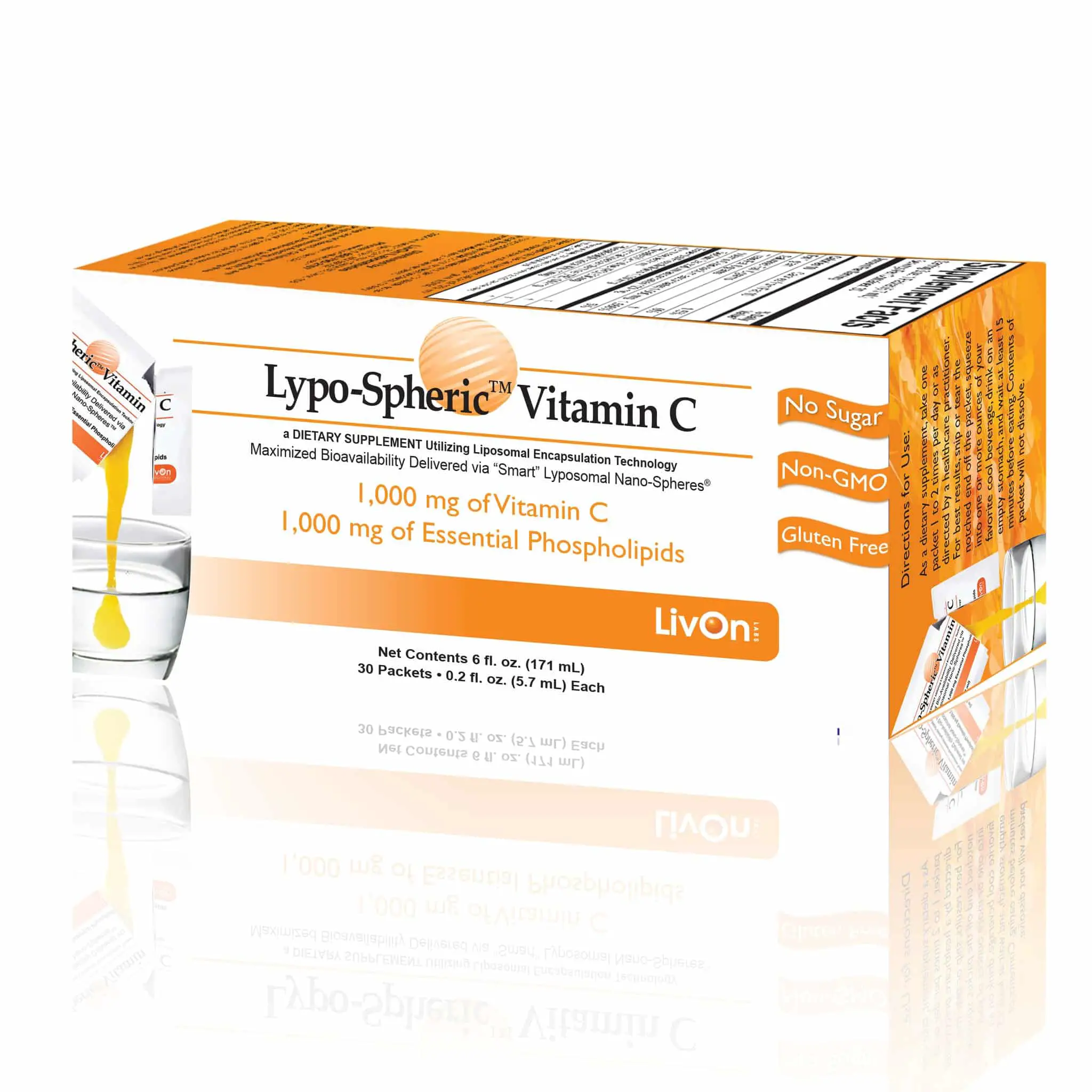 Lypo Spheric Vitamin C 1000mg 30 Packets $47.98
