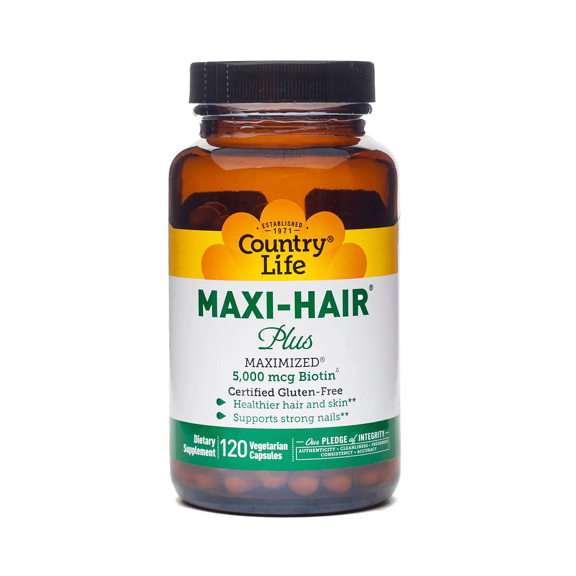 Maxi Hair Plus Biotin Hair Skin and Nails Supplement