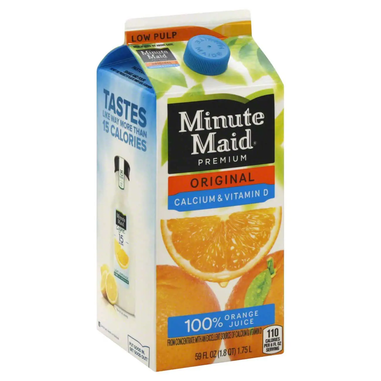 Minute Maid Premium Original Calcium &  Vitamin D Low Pulp 100% Orange ...