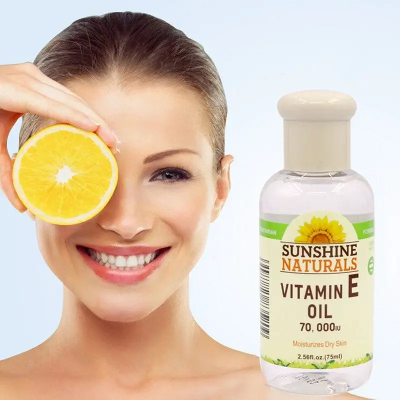 Natural Vitamin E Oil Face Body Skin Care Whitening Anti Cracking Anti ...