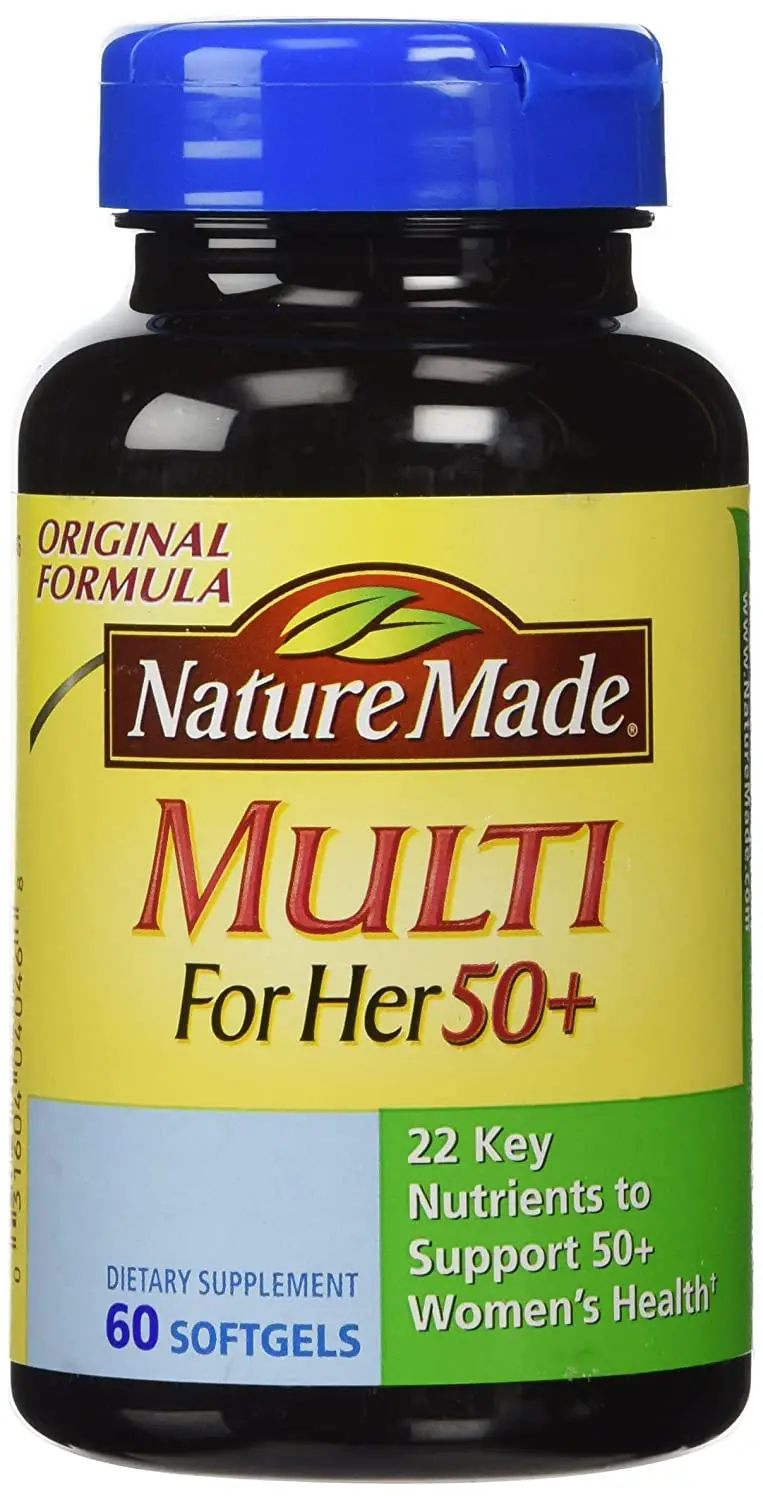 Nature Made Multi for Her 50+, 60 Softgels ...